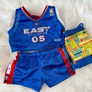 5 for $25 Build-A-Bear Blue East All-Star Basketball Set